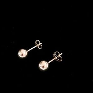 Sterling Silver Ball Post Earrings
